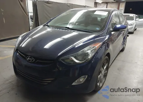 2012 Hyundai Elantra Limited из США, поврежденный, VIN 5NPDH4AE6CH151475